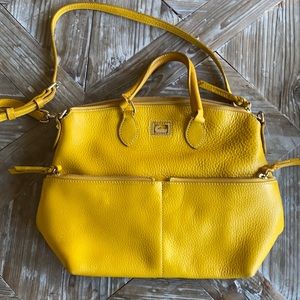 Dooney & Bourke yellow bag in good shape